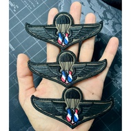 Umbrella Wing Cloth Mark 3rd Floor Grade Work Wings For Clothes Black Embroidered Khaki Fabric With 