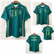 NEW 2025 2026 Aston Martin Aramco Cognizant F1 Fernando Alonso Team Driver T-Shirt POLO S-5XL
