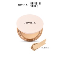 แป้งพัฟผสมรองพื้น Jovina Smooth Skin Foundation Powder SPF30 PA+++ เบลอรูขุมขน ติดทน มีกันแดดในตัว