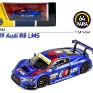 Para64 1/64 Audi R8 Audi LMS 2019 10hr P1 Racing Car Model Collection Ornaments Out of Print Model
