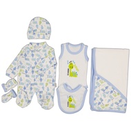 Dinosaur Printed Baby Outfit Set (0-3 months) (6 items)