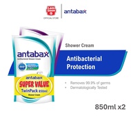 Antabax Shower Cream 850ml x 2 - Cool + Sensitive