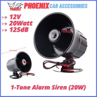 HS-007(DELLOYD) 1-Tone Siren Super Loud Car Van Truck Auto Vehicle Alarm Warning Buzzer Horn Bunyi K