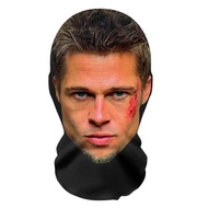 Brad Pitt Role-playing Facial Breathable Mask 3d Balaclava Scarf Printed Cosplay 3d Headwear B7t0