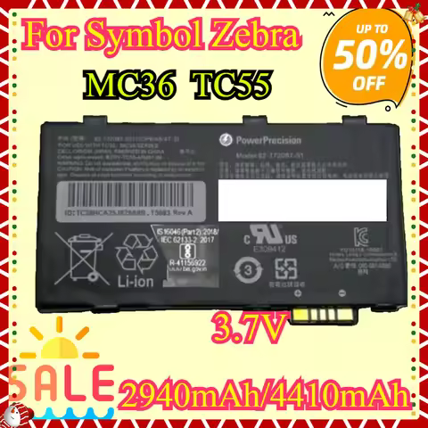 NEW High Quality Replacement Battery 82-172087-01 82-164807-01 for Symbol Zebra TC55 MC36A0 Scanner 