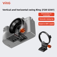 viviwins VRIG 65.9mm Rotatable Tripod Mount Lens Collar Foot with Quick Release Plate 1/4in & 3/8in 