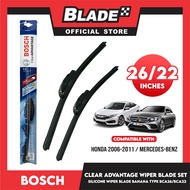 Bosch Wiper Blade Clear Advantage Wiper Blade Set Banana Type BCA26 26  And BCA22 22  Set of 2pcs Ca