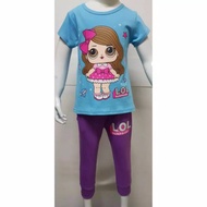 Girls' Pants Set 7/8 LOL PINK RIBBON, LOL SISTERS 1-10T