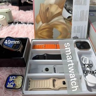 【READY SHOCK】T20 Ultra 2 Smartwatch 4in1 Strap Set - Unisex Fitness Bracelet with Bluetooth Call, He