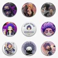 Hitoshi Shinso My Hero Academia Star Crossed Aizawa And Soft Button Pin Customizable Brooch Creative
