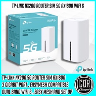 เราเตอร์ใส่ซิม TP-LINK NX200 5G AX1800 Wi-Fi 6 Telephony Router 3 GIGABIT LAN [รับประกันศูนย์ 3 ปี]
