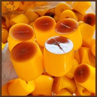 YELGIRL Caramel Pudding Squeezing Ball Shell, Soft Realistic Pudding Shaped DIY Empty Pudding Shell,