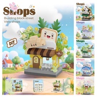 BALSA City Building Blocks, Mini Building Blocks Mini Shop Blocks,  Micro Blocks Street View Blocks 