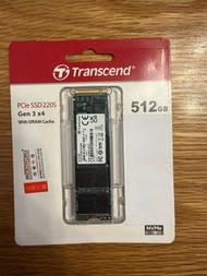 Transcend PCIe SSD 220S 512GB Gen 3 x4 with DRAM Cache 固態硬碟