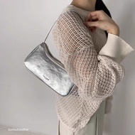 Korean Niche bucks & leather Underarm Bag Korean Generation 2024 Lambskin Simple All-Match Shoulder 