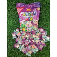 Permen yupi frozen mix inaco fruity puff isi 42+8