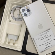 iPhone 11 Pro Max Silver 512 GB imei resmi terdaftar kmenperin, sinyal aktif all operator. Garansi i