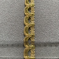 Gold Lace Trims 5m/16.4ft Each Pack DIY Sewing Sequin Crafts for Dress Curtain Centipeded Accessory 