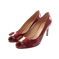 【二手】 Salvatore Ferragamo Ferragamo VaraRIBON， DG72429，漆皮，女士高跟鞋，二手