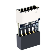 (JGRW) Motherboard USB2.0 9Pin to TYPE-E Female Adapter Chassis TYPE-C Socket 9-Pin USB 2.0 Extender