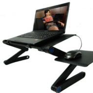 Cooling Laptop Desk Laptop Stand Tablet Bed Table Aluminum Alloy Computer Table Folding Small Table