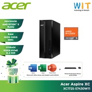 Acer Aspire XC1725-57430W11 (AMD Ryzen 5 7430U/16GB-32GB RAM/512GB SSD/Office/W11/3 Years Warranty)