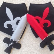 Handmade Felt Knight Shield & Sword Play Set Flannel Shield Sword