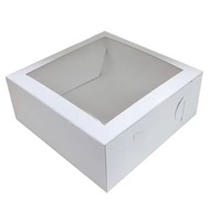 Cake Box White (Window) 10"x7"xH3"