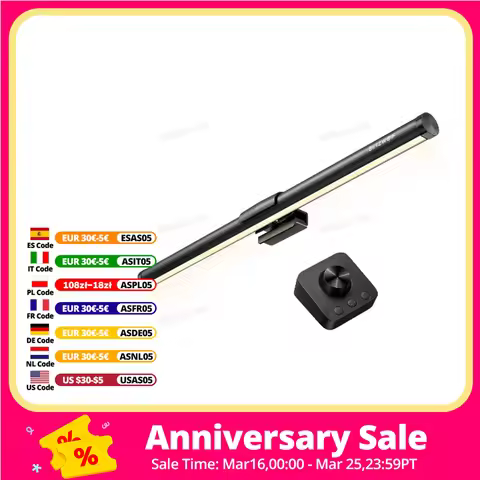 BlitzWolf BW-CML5 Monitor Light Bar Touch / Wireless Remote Dual Control Eye Protection Anti-Glare 3