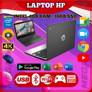 HP NOTEBOOK LAPTOP 11 G5 Q151 CELERON 3050  || INTEL 4GB RAM 16GB SSD 11.6 HD DISPLAY ||  CHROME OS