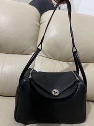 Hermes Lindy 30 (黑銀扣)