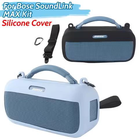 Carrying Case Silicone Protective Cover For Bose SoundLink MAX Speaker Portable Speaker Case for For