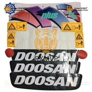 For Doosan Daewoo Dh Dx 55 60 70 80 90-7 Excavator Black Label New All Car Label Sticker Excavator A