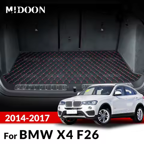 Car Trunk Mat for BMW X4 F26 2014 2015 2016 2017 Cargo Liner Carpet Interior Accessories Cover