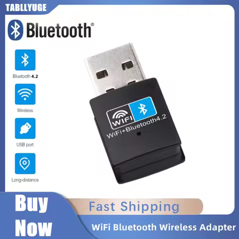 150Mbps USB WiFi Bluetooth Adapter 2 in 1 Dongle Dual Band USB Wifi Adapter USB Bluetooth Adapter Wi