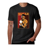 Baju T-Shirt Candy Ray Robinson, Hitam, Baju Comel, Lelaki, Cetakan Haiwan, Lelaki