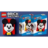 LEGO 40456 and 40457 Brick Sketches - Mickey Mouse and Minnie Mouse (2 Set)