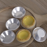 2pcs Pastry Cupcake aluminum Cookie reusable egg Tart mold &