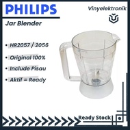 Philips Jar Besar Blender HR2056 / HR-2057 Ori Gelas Original Plastik