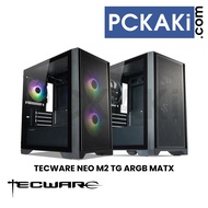 [MATX] TECWARE NEO / FORGE M2 TG ARGB BLACK / WHITE / NON-ARGB / STEEL MATX COMPACT DESKTOP CASING WITH 3x ARGB FANS