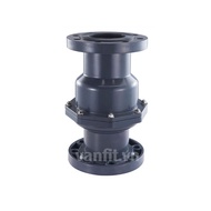 UPVC 2-flange flip leaf 1-way valve DN15 DN20 DN25 DN32 DN40 DN50 DN65