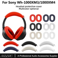 3pcs/set Silicone Ear Pads Covers for Sony WH-1000XM4 WH-1000XM3 Headphones, Sweat Proof Silicone So