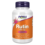 【現貨不用等24h出貨】Now Foods非柑橘類蘆丁rutin維生P維他命促VC吸收生物類黃酮450mg 100粒素食