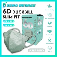 5 PLY ExtraSoft✨ZERO DEGREE 6D DUCKBILL SLIM FIT FLEXIBLE PROTECTIVE MASK✨individual BFE PFE 99% 医用五