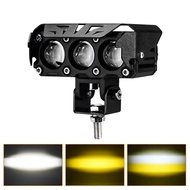 2PCS Lampu Tembak Sorot LED Laser 2 Mata 3 Mata 4 Mata 5 Mata 2 Warna CR7 Foglamp Lampu Tembak SQL S