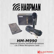 Harpman M990 Dynamic Handheld Microphone c/w 5 Meter Microphone Cable