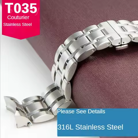 High Quality Solid Stainless Steel Watch Strap for Tissot 1853 CouturierT035410 T035617 T035627 T035
