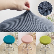 Round Elastic Stool Cover Chair Seat Cushion Bar Stool Stretch Slipcover Dustproof Chair Protector