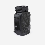 DOMYOS 50L gym backpack with lunch compartment and laptop sleeve, black