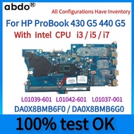 For Hp Probook 430 G5 440 G5 Laptop Motherboard.With Intel I3/I5/I7